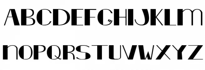 Deco Card Шрифта ВЕРХНИЙ