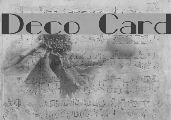 Deco Card Example 1