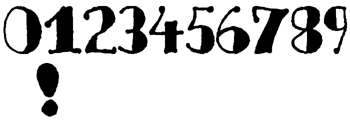 Deco Freehand Font OTHER CHARS