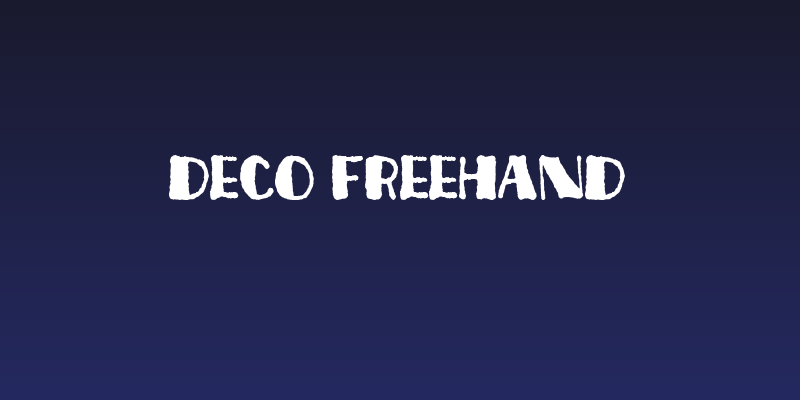 Deco Freehand Social Header