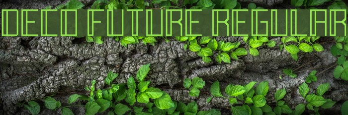 Deco Future Regular Example 2