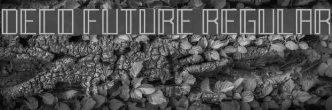 Deco Future Regular Font examples