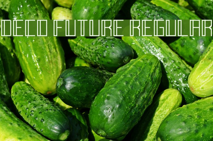 Deco Future Regular Example 3