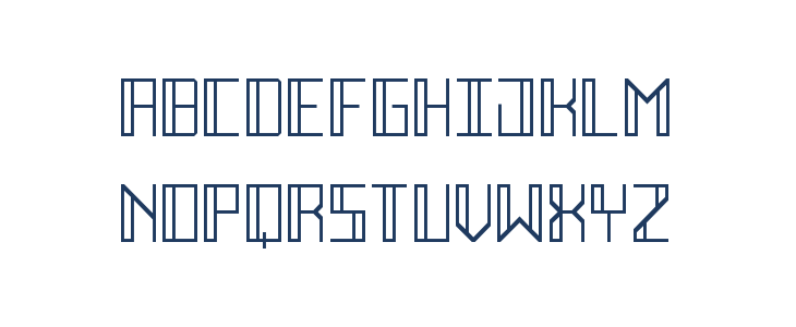 Deco Future Regular Lowercase