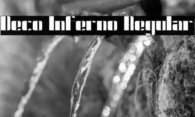 Deco Inferno Regular Example 1
