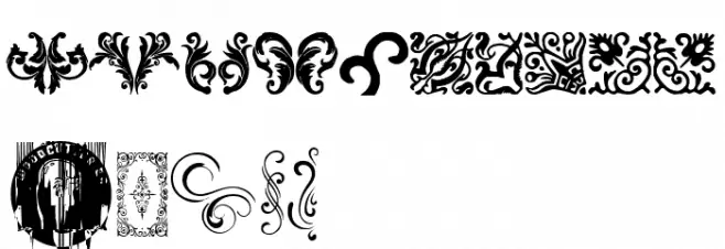 Deco Mix Font OTHER CHARS