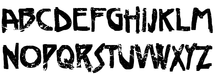 Deco Slaughter Font LOWERCASE