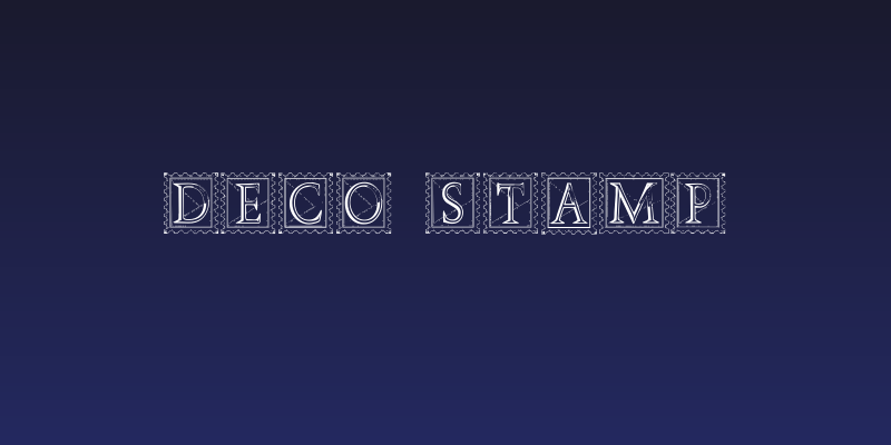 Deco Stamp Social Header