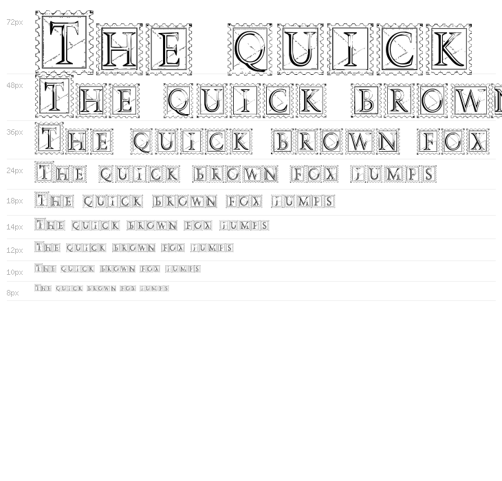 Deco Stamp Waterfall