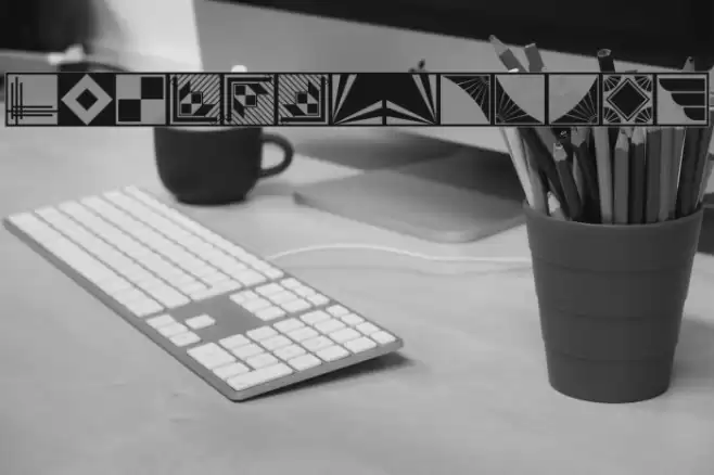 DecoBordersNF Font examples