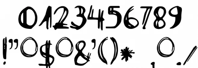 DecoPimp Font OTHER CHARS