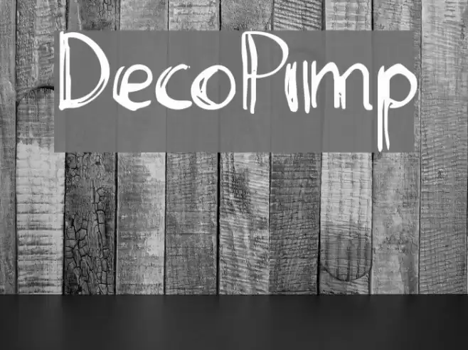 DecoPimp Font examples