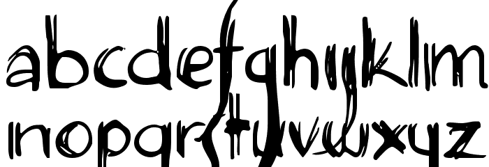 DecoPimp Font LOWERCASE