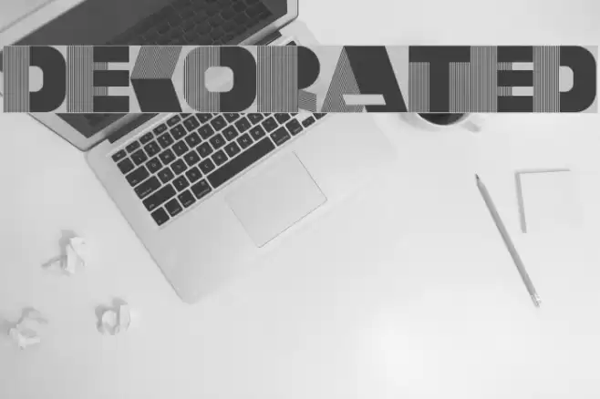 DecoRated Font examples