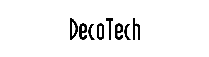 DecoTech  font caratteri gratis