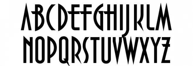 DecoTech Fonte MAIÚSCULAS