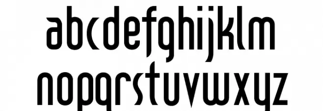 DecoTech Шрифта строчной