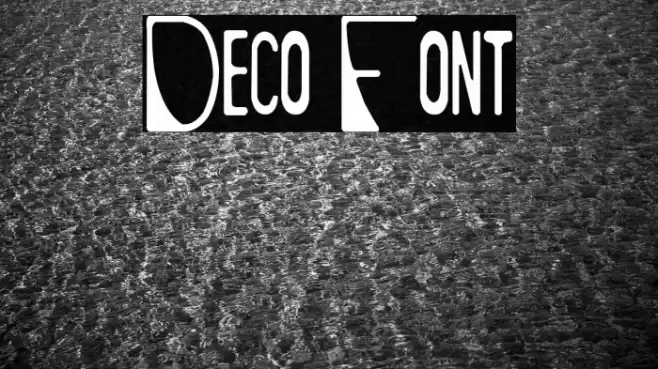 Deco Font examples
