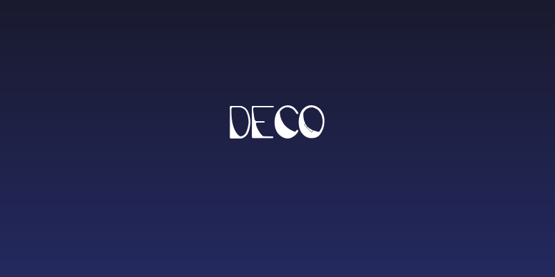 Deco Social Header
