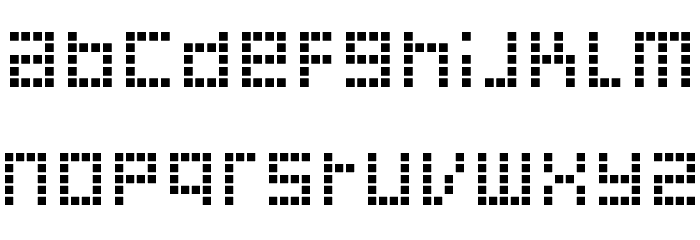 Decoder Font LOWERCASE