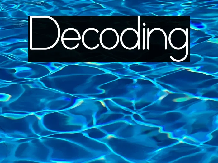 Decoding Example 1