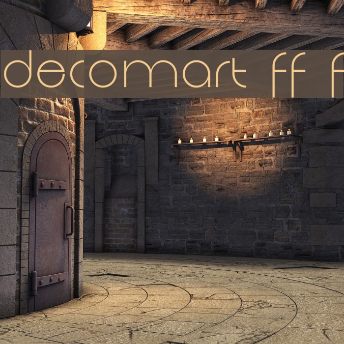 Decomart FF 4F Font examples