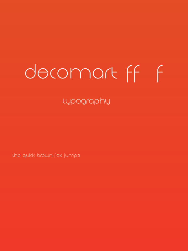 Decomart FF 4F Poster
