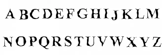 Decomposing Schriftart Groß