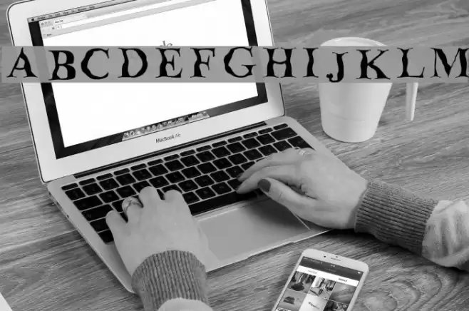 Decomposing Font examples