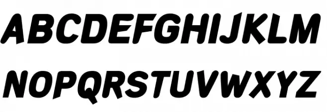 DeconStruct-BlackOblique Schriftart Groß