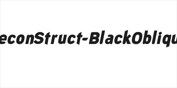 DeconStruct-BlackOblique Logo