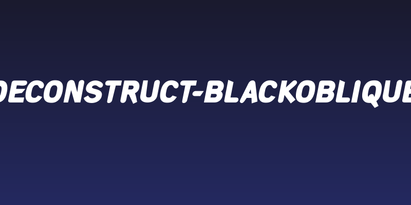 DeconStruct-BlackOblique Social Header
