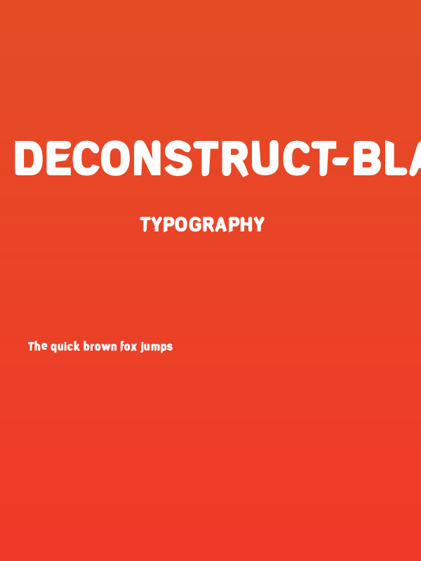 DeconStruct-Black Poster