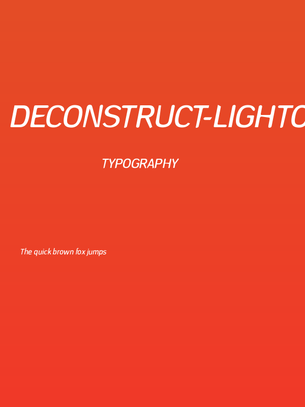 DeconStruct-LightOblique Poster