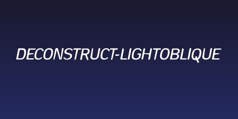 DeconStruct-LightOblique Social Header