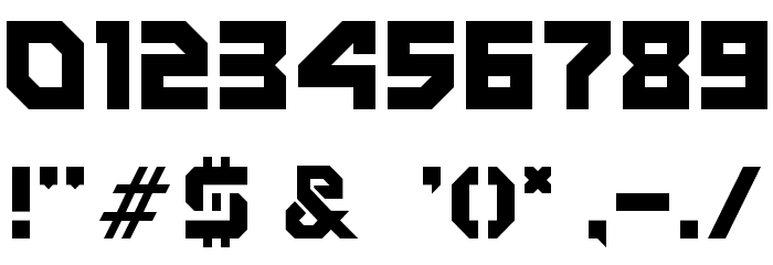 DeconditionedReflex Font OTHER CHARS