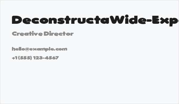 DeconstructaWide-ExpandedUltra Business Card