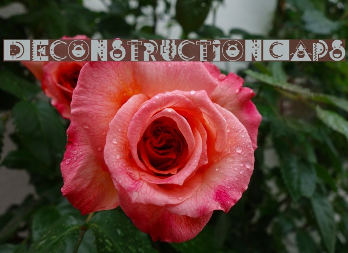 DeconstructionCaps Font examples