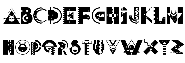 DeconstructionCaps Font LOWERCASE
