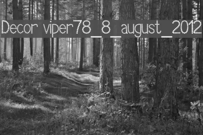 Decor viper78_8_august_2012 フォント examples