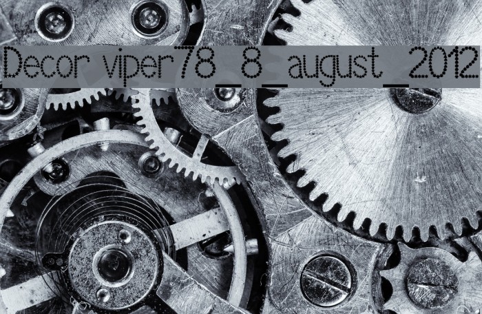 Decor viper78_8_august_2012 Font examples