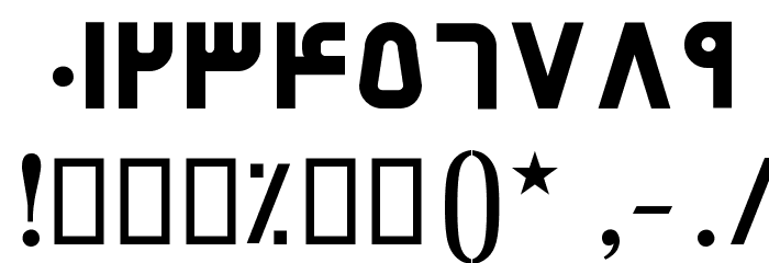 Decor Font OTHER CHARS