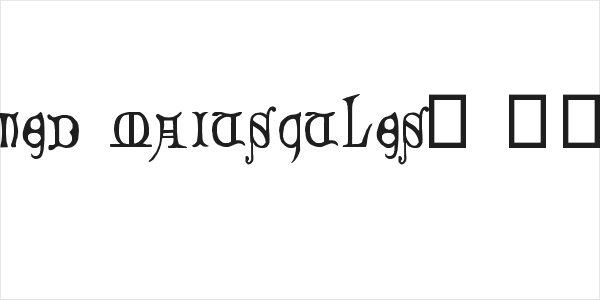 Decorated Majuscules, 14th c. Logo