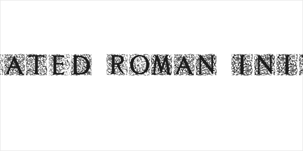 Decorated Roman Initials Logo