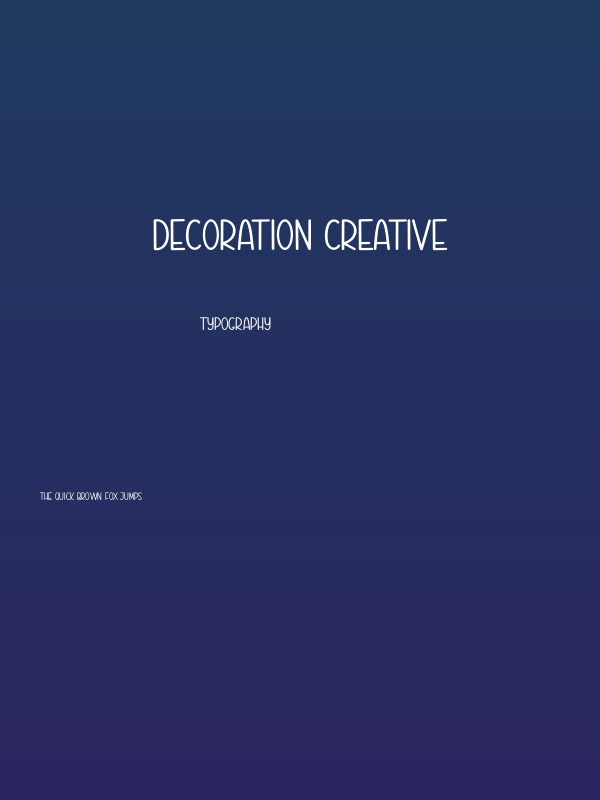 Decoration Creative Poster