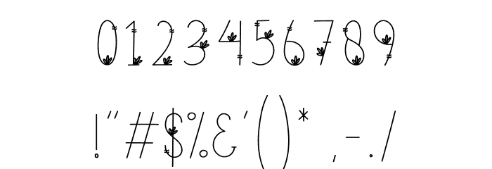 Decoration Font OTHER CHARS