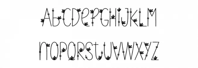Decoration Font Litere mari