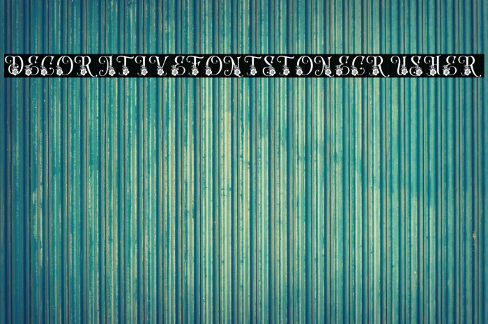 Decorative Font Stone Crusher Example 1