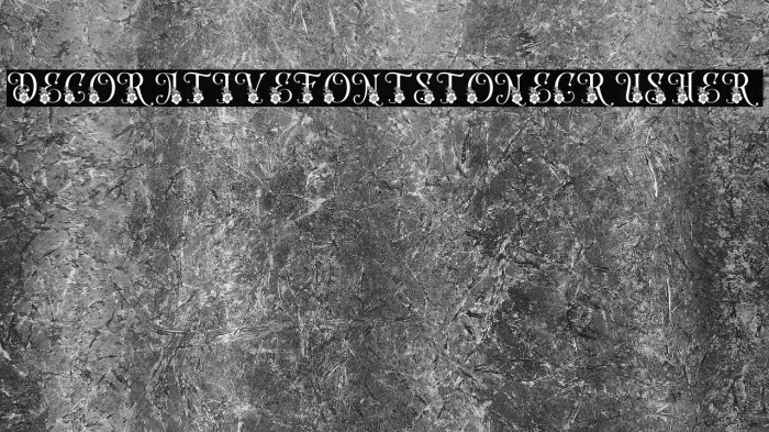 Decorative Font Stone Crusher Example 3