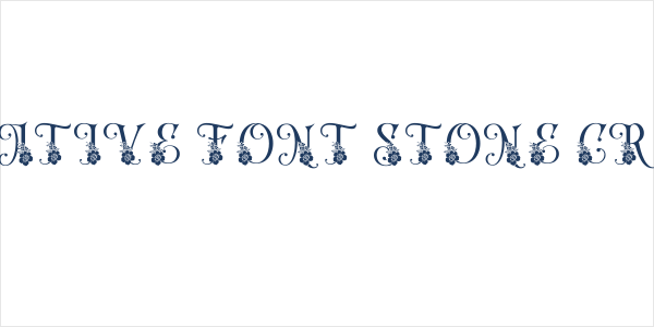 Decorative Font Stone Crusher Logo